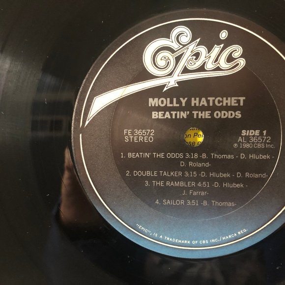 Molly Hatchet - Beatin' The Odds - Original Pressed Vinyl LP 1980 - MINT - Picture 7 of 9